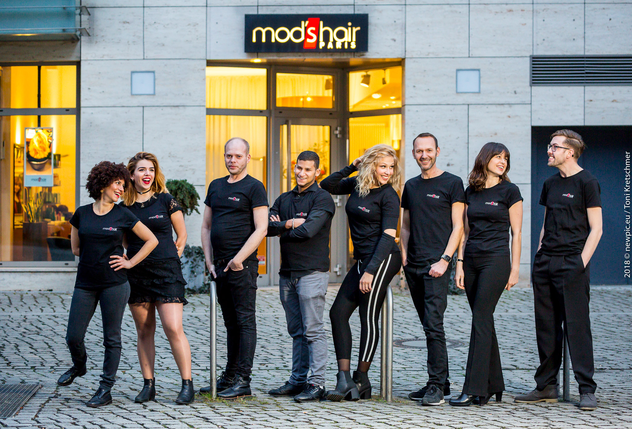 Team mod's hair Paris, Berlin